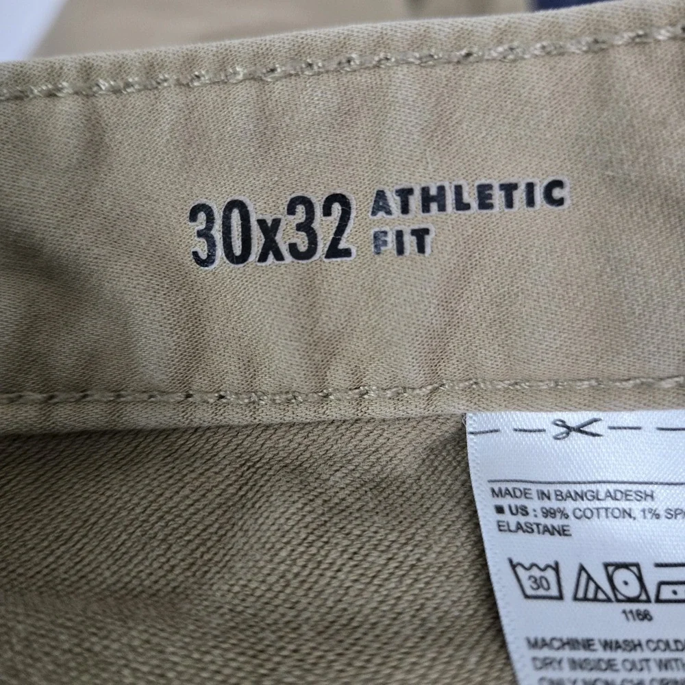 Banana Republic Men Jeans 30X32 Khaki Khakis Twill Travel‎ Jean Athletic Fit